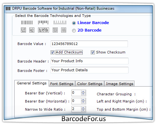 Barcode Generator for Manufacturing Industry