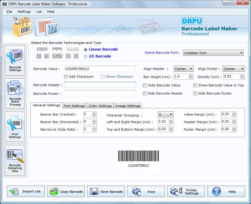 Linear Barcode