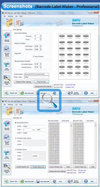 Barcode Label Maker Software-Standard