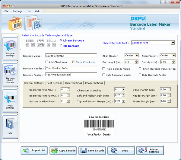 barcode label software. using Mac Barcode Label