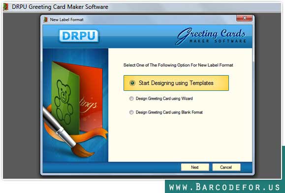 Flash card maker greeting