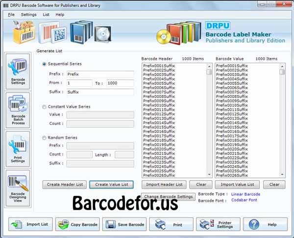 Publisher Barcode Generator 7.3.0.1