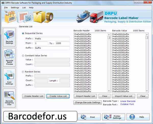 Packaging Barcode Generator 7.3.0.1