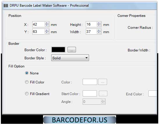 Screenshot of 2D Barcode Generator