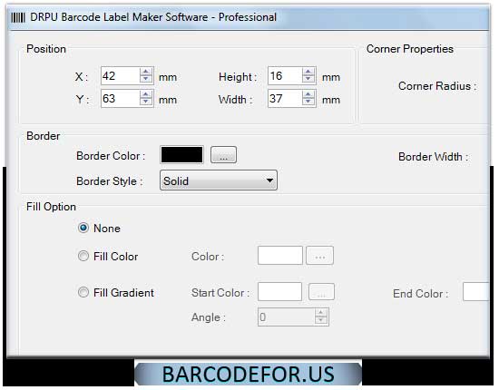 Screenshot of 2D Barcode Generator 7.3.0.1