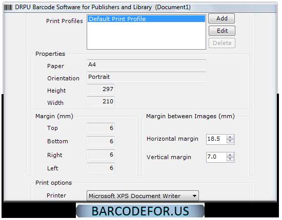 Screenshot of Barcode for Books Audio Video CD DVD