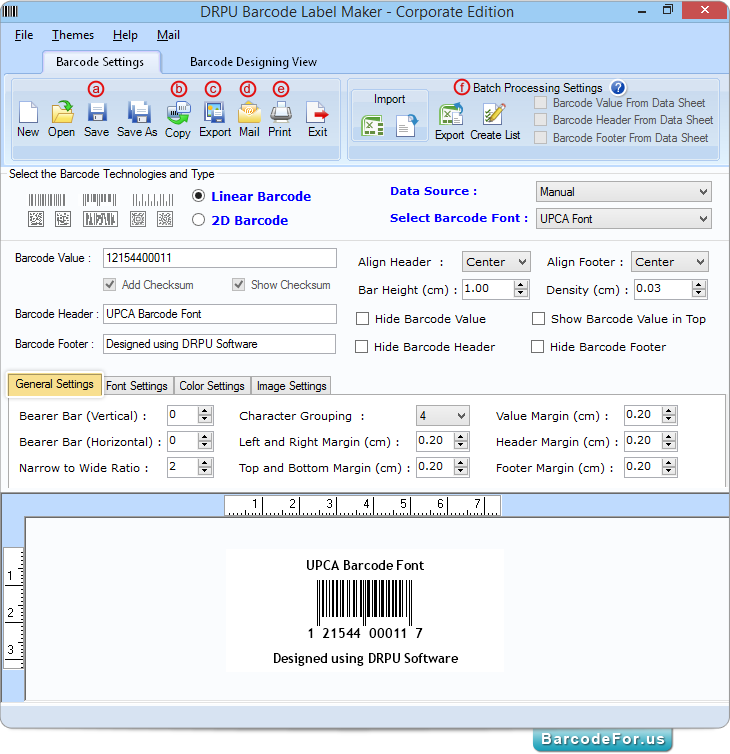 General Settings