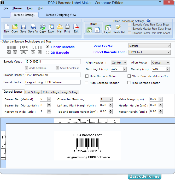 Design Barcode