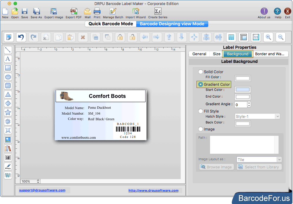 Mac Barcode Maker (Corporate Edition)