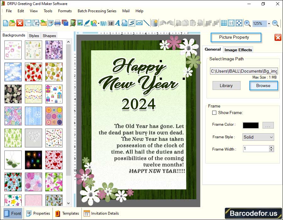 Greeting Card Maker Software