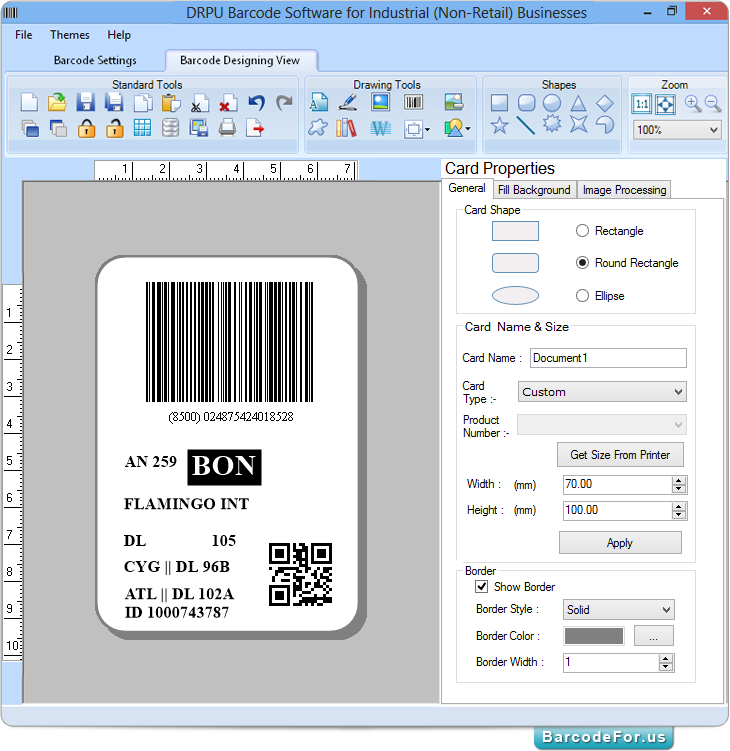 Barcode Generator for Manufacturing Industry