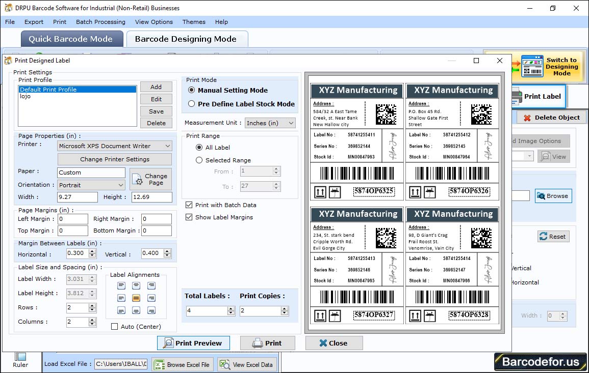 Print Settings