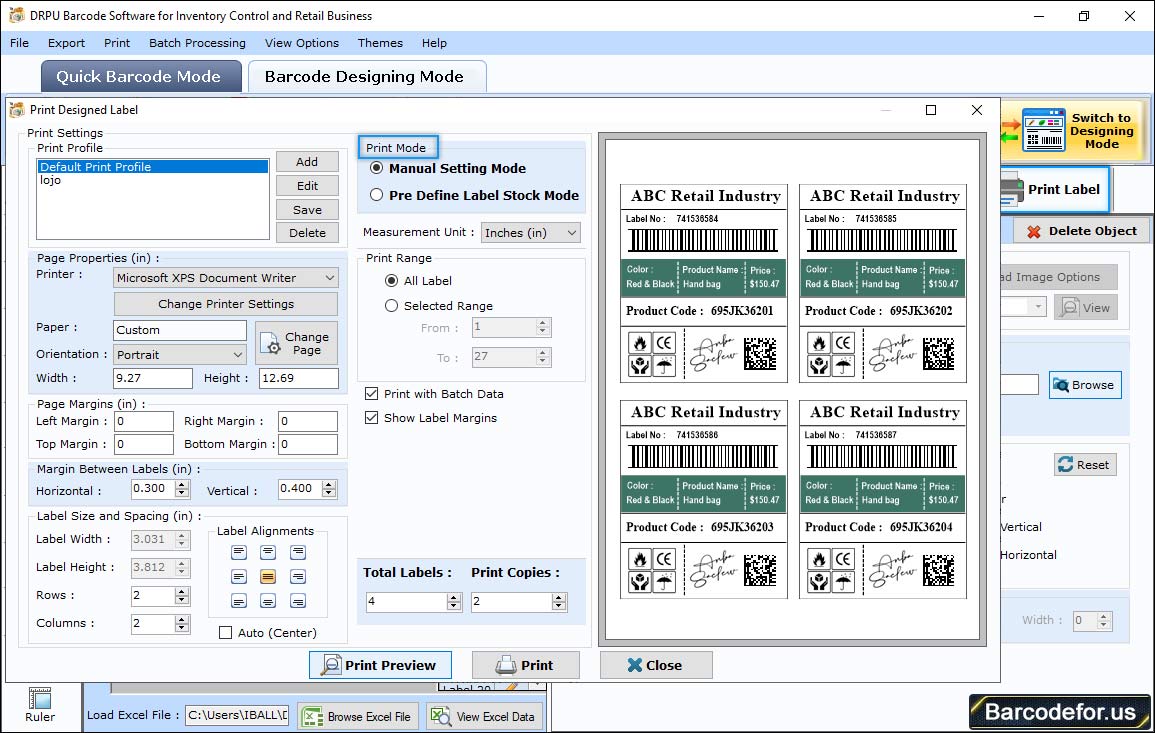 Print Settings