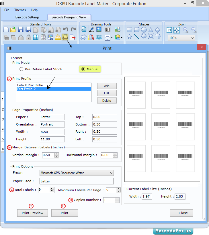 Print Settings