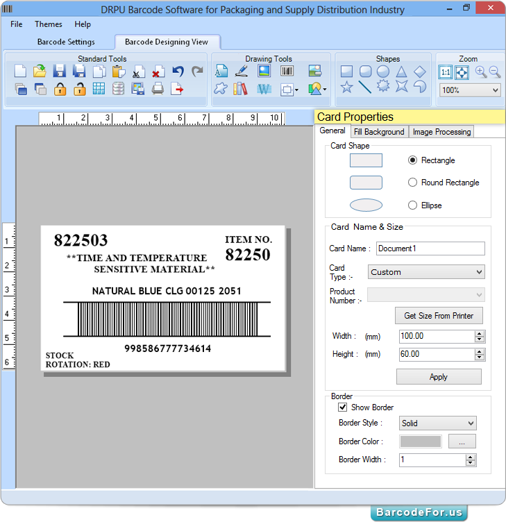 Barcode Generator for Transportation