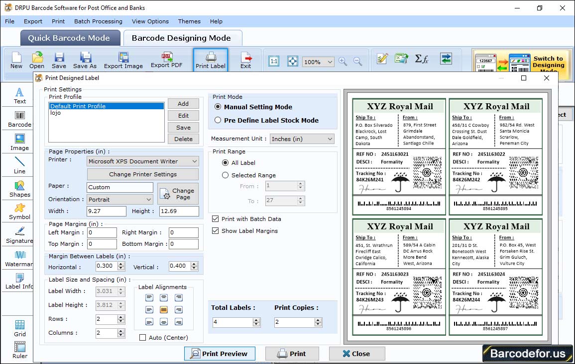 Print Settings