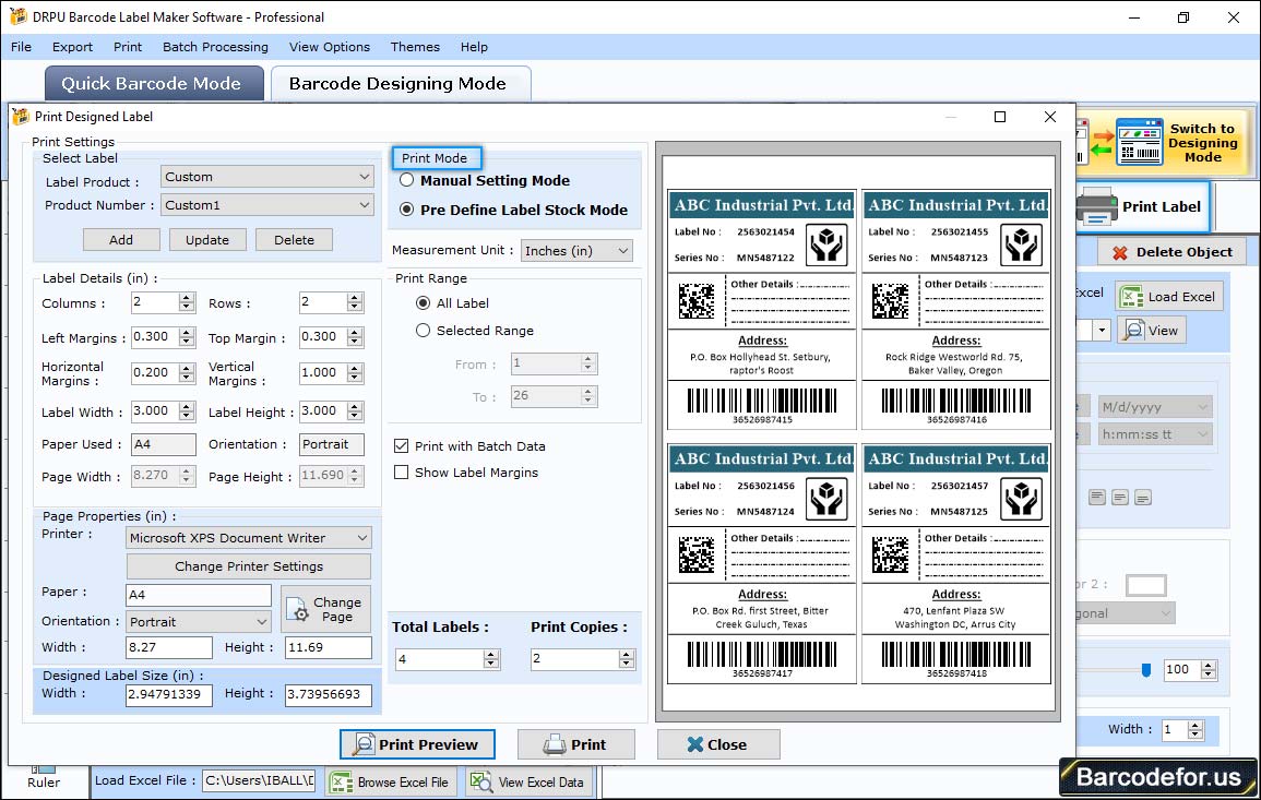 Print Settings