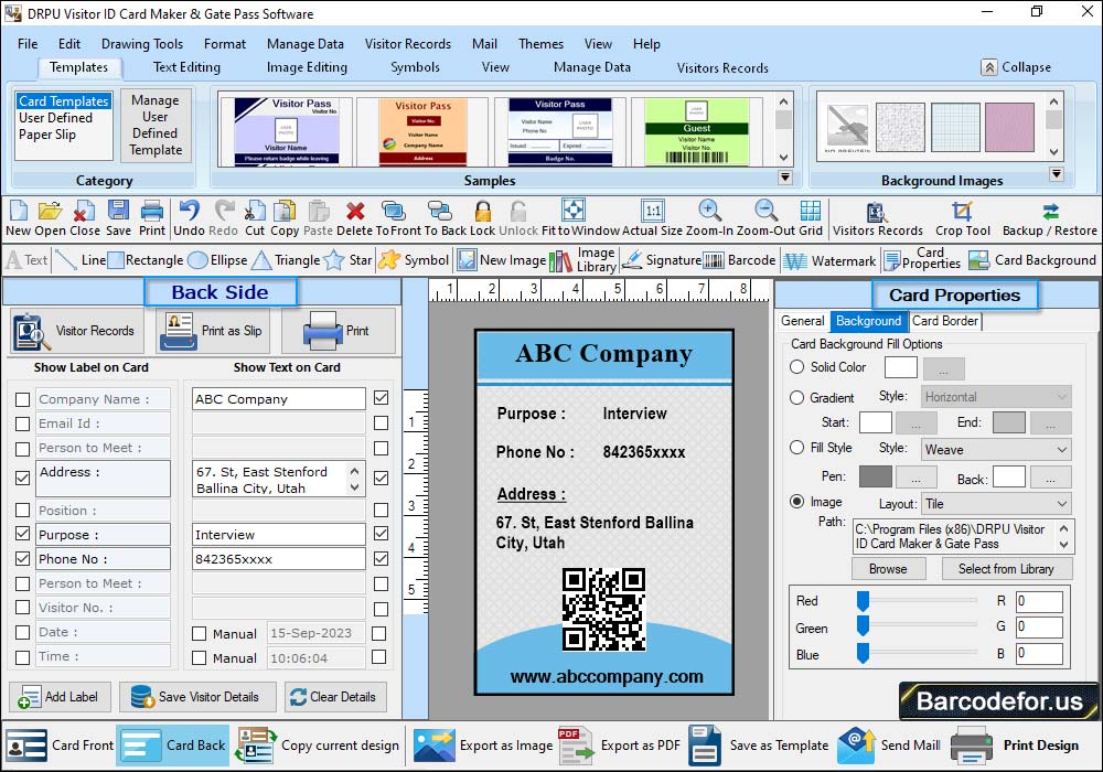 Fill ID Card Details