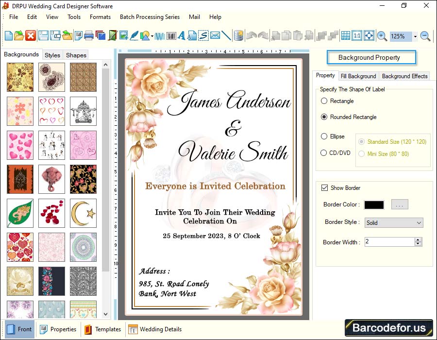 Wedding Card Maker Software